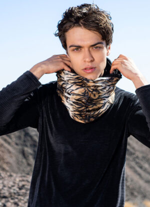 Tiger Stripe Eco Fur Snood