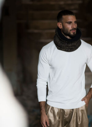 Black Golden Luxe Snood