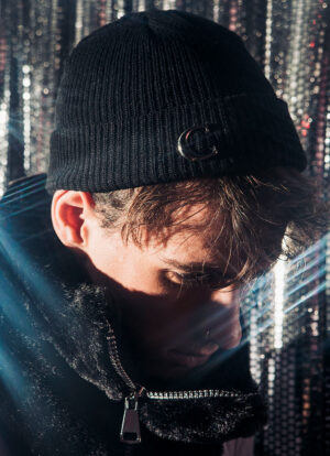 FISHERMAN BLACK BEANIE HAT