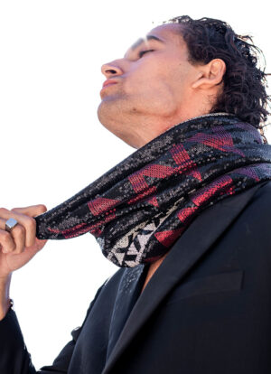 SpectraZig Sequin Snood