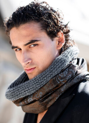 Ethnic Denim Fusion Snood