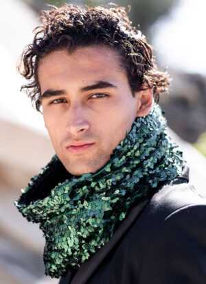 Emerald Metallic Snood