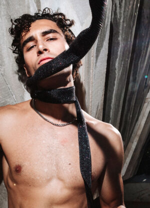 Twilly Sequin Midnight Whirlwind