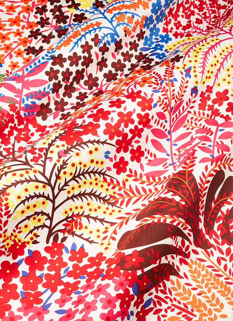 BLOSSOM BLITZ EUPHORIA SILK SCARF - Image 3