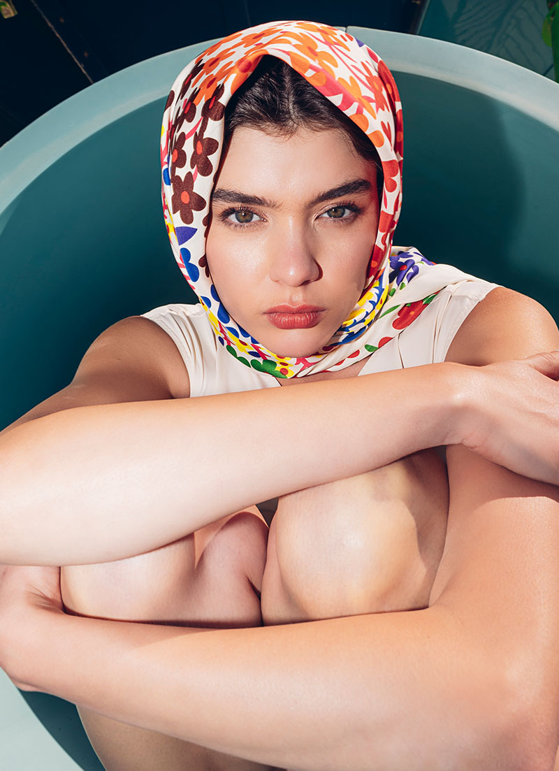 BLOSSOM BLITZ EUPHORIA SILK SCARF - Image 2