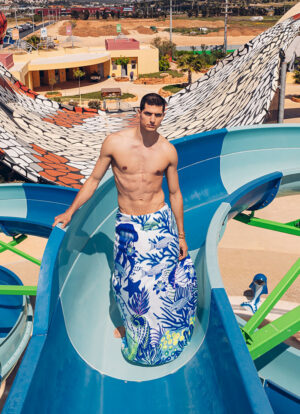 MEDUSA'S MARINE SYMPHONY SILK SCARF