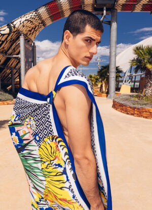 POP UP GARDEN DELIGHT SILK SCARF