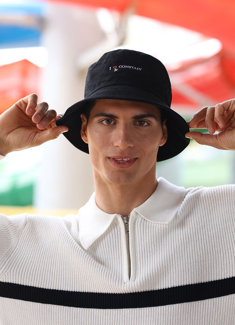 CANVAS HEART BUCKET HAT - Image 3