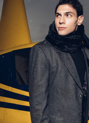 Black Classic Eco Fur Snood