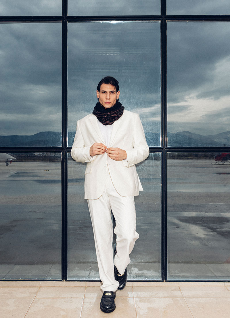 Mocha Midnight Sequin Snood - Image 3