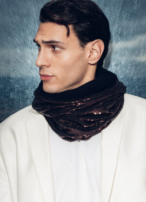 Mocha Midnight Sequin Snood