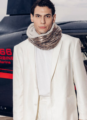 Snake Glam Sequin Snood