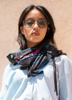 SPLASH OF LIFE SILK BELT